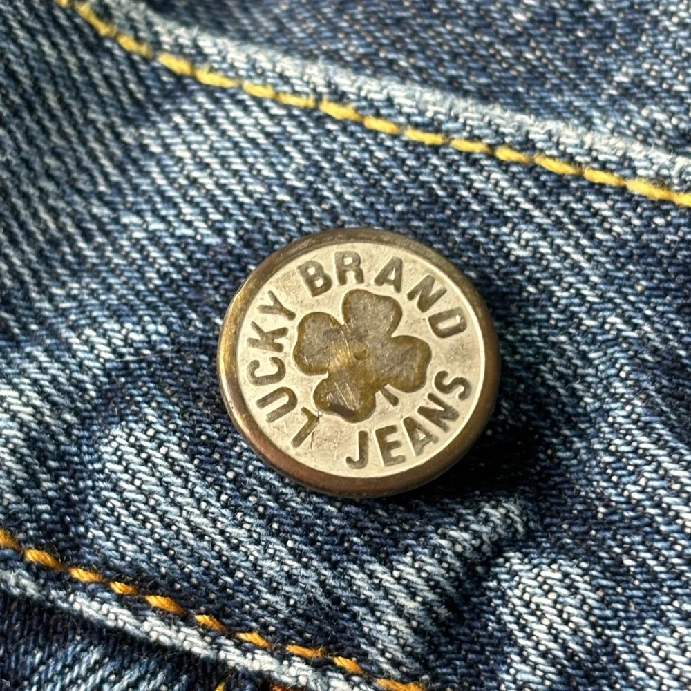 Vintage LUCKY BRAND Denim Cut Off Jean Shorts - Sz 4/27 - Picture 11 of 14